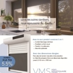 Volet roulant moustiquaire store VMS Profalux chez Zabal Menuiseries