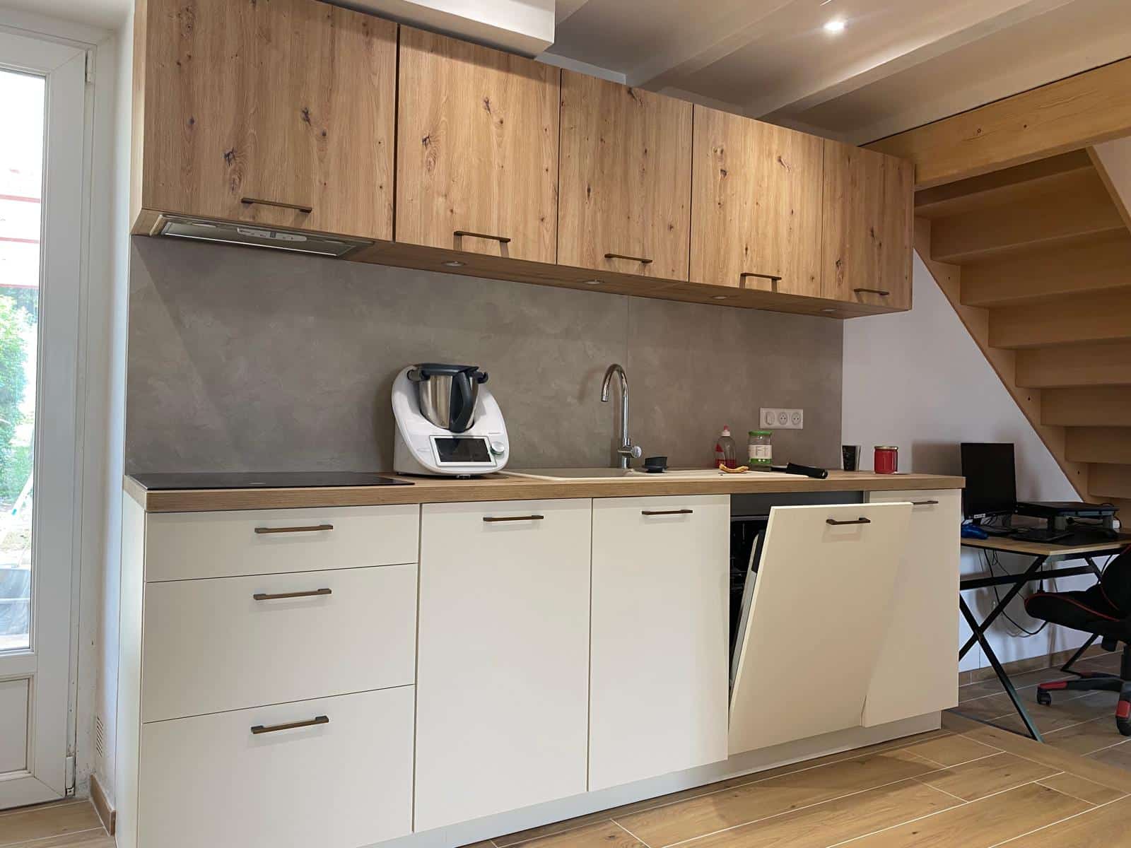 Détail mobilier cuisine Burger Ayherre