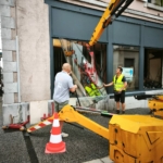 Pose menuiseries aluminium rénovation bâtiment à Pau centre