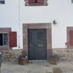 porte aluminium sur mesure noir 2100 sable garazi zabal menuiseries